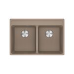 Franke Maris mrg 620-35-35 tl évier double cuve 76 cm huître fragranite