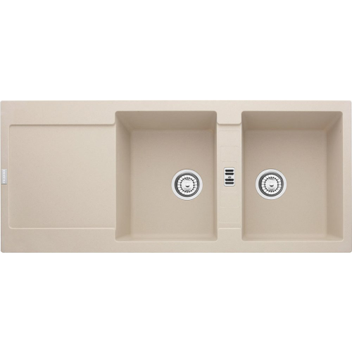 franke-maris-mrg-621-evier-double-bac-egouttoir-116-cm-fragranite-sahara Franke Maris mrg 621 évier double cuve + égouttoir 116 cm fragranite sahara - Image 1