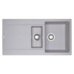Franke Maris mrg 651 évier double cuve + égouttoir 97 cm aluminium fragranite