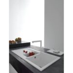 Franke Maris mrg 651 évier double cuve + égouttoir 97 cm blanc fragranite - Image 3