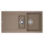 Franke Maris mrg 651 évier double cuve + égouttoir 97 cm fragranite Oyster
