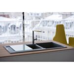 Franke Maris mrg 651 évier double cuve + égouttoir 97 cm gris pierre fragranite - Image 2