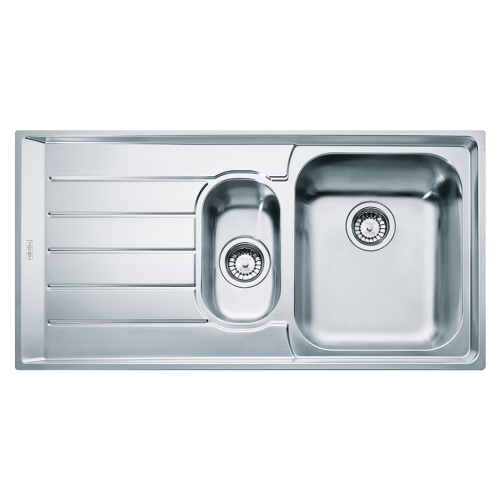 franke-neptune-nex-251-evier-double-bac-egouttoir-gauche-100-cm-inox Franke Neptune nex 251 évier double cuve + égouttoir gauche 100 cm inox - Image 1