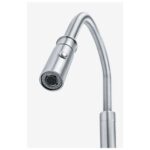 Mitigeur Franke Pescara L + douchette en acier inoxydable satiné - Image 2