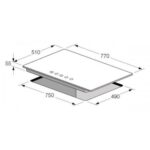 Fulgor fch 775 g sem bk table de cuisson à gaz 77 cm verre noir - Image 2