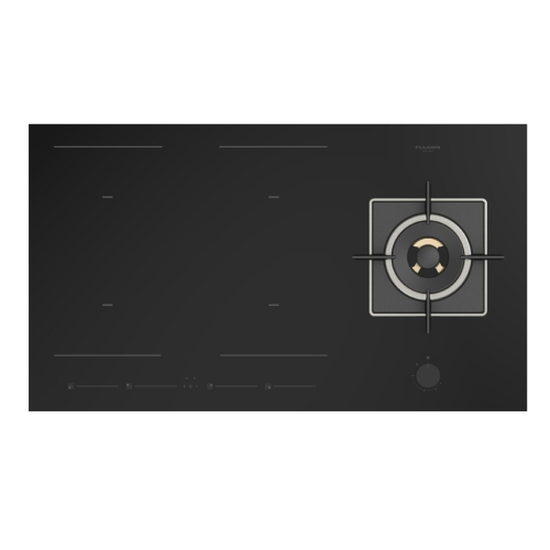 fulgor-fchh-905-id-ts-g-dwk-bk-table-de-cuisson-hybride-90-cm-vitre-ceramique-noir Fulgor fchh 905 id ts g dwk bk plaque de cuisson hybride 90 cm vitrocéramique noire - Image 1
