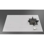 Fulgor fchh 905 id ts g dwk wh table de cuisson hybride 90 cm vitrocéramique blanche - Image 3