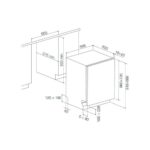 Fulgor fdw 8291.1 lave-vaisselle encastrable entièrement intégré - Image 2
