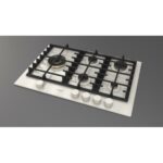 Fulgor fph 755 g sem whg table de cuisson à gaz 75 cm verre blanc - Image 4