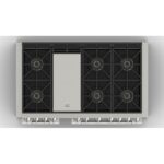 Fulgor fsrc 4807 2p mk 2f mbk cuisine professionnelle à gaz sofia 122 cm acier noir - Image 4