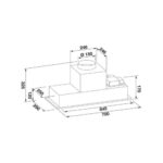 Fulgor Incognito fbhd 700 pt x hotte sous meuble encastrable 70 cm - Image 2