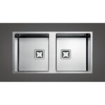 Fulgor p2b 8545 q f-sf évier double cuve en acier inoxydable 85 cm - Image 2