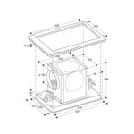 Module de recirculation Gaggenau aa010811 pour hottes en acier inoxydable - Image 3