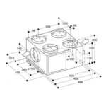 Groupe moteur d'extraction Gaggenau ar400142 pour hottes - Image 2