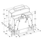 Groupe moteur filtre Gaggenau ar410110 pour hottes - Image 2