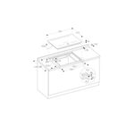 Gaggenau ci282102 plaque à induction 80 cm verre noir - Image 2