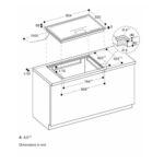 Gaggenau cx482111 Plaque à induction 80 cm avec cadre en acier inoxydable - Image 2