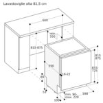 Gaggenau df210100 lave-vaisselle encastrable 60 cm totalement caché - Image 4