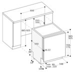 Gaggenau df481101 lave-vaisselle encastrable entièrement intégré 60 cm h 86,5 - Image 3