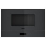 Four à micro-ondes encastrable Gaggenau GM220100, hauteur 38 cm, couleur onyx
