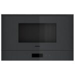 Four à micro-ondes encastrable Gaggenau GM221100, hauteur 38 cm, couleur onyx