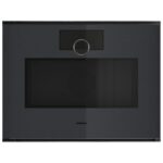 Four à micro-ondes encastrable minimaliste Gaggenau GM251100, hauteur 45 cm, couleur onyx