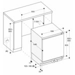 Gaggenau rt202180 réfrigérateur encastrable + compartiment congélateur h 82 cm - Image 2