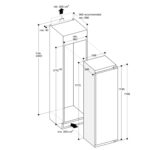 Gaggenau rt289370 réfrigérateur encastrable + compartiment congélateur h 177 cm - Image 2