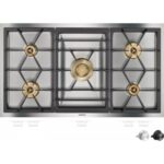 Gaggenau vg491215 table de cuisson à gaz 90 cm inox