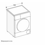 Sèche-linge pose libre Gaggenau WT260166, 9 kg, 60 cm, blanc et noir - Image 5