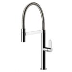 Gessi 50009 031 Robinet mitigeur hélium avec douchette chromée