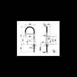 Gessi 50009 149 Robinet mitigeur hélium avec douchette finox - Image 2