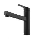 Gessi 60535 299 Robinet mitigeur Thalium avec douchette noire