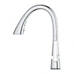 Grohe 30 219 002 Mitigeur Zedra Touch + pomme de douche extractible chromée - Image 4