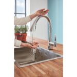 Mitigeur Grohe 30 219 dc2 Zedra Touch + douchette extractible super acier - Image 5