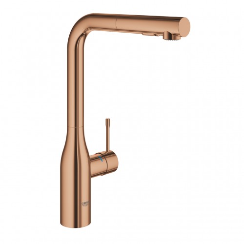 grohe-30-270-da0-essence-robinet-douche-mitigeur-brosse-or-rose Mitigeur Grohe 30 270 da0 Essence + douchette à main or rose brossé - Image 1