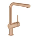 Mitigeur Grohe 30 274 dl0 Minta + douche or rose brossé