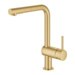 Mitigeur Grohe 30 274 gn0 Minta + douche or brossé - Image 2