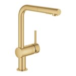 Mitigeur Grohe 30 274 gn0 Minta + douche or brossé