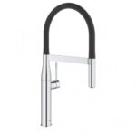 Grohe 30 294 000 Mitigeur Essence + douchette extractible noir - chrome