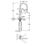 Mitigeur Grohe 30 294 gl0 Essence New + douchette or brillant - Image 3
