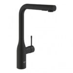 Mitigeur Grohe 30 504 kf0 Essence + douchette extractible noire