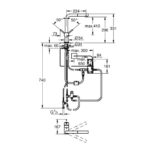 Grohe 31 360 001 Mitigeur Minta Touch + pomme de douche extractible chromée - Image 2
