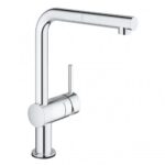 Grohe 31 360 001 Mitigeur Minta Touch + pomme de douche extractible chromée