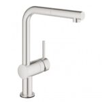 Mitigeur Grohe 31 360 dc1 Minta Touch + pomme de douche extractible super acier