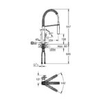 Mitigeur Grohe 31 395 dc0 Eurocube + douchette super acier - Image 2