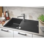 Grohe 31 645 ap0 K500 évier 1 bac + égouttoir 100 cm noir - Image 2