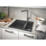 Grohe 31 648 ap0 K500 évier double 60 cm noir - Image 2