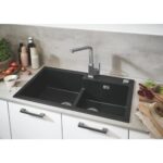 Grohe 31 649 ap0 K500 évier double 86 cm noir - Image 2