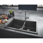 Grohe 31 657 ap0 K700 évier double cuve 83 cm noir - Image 2